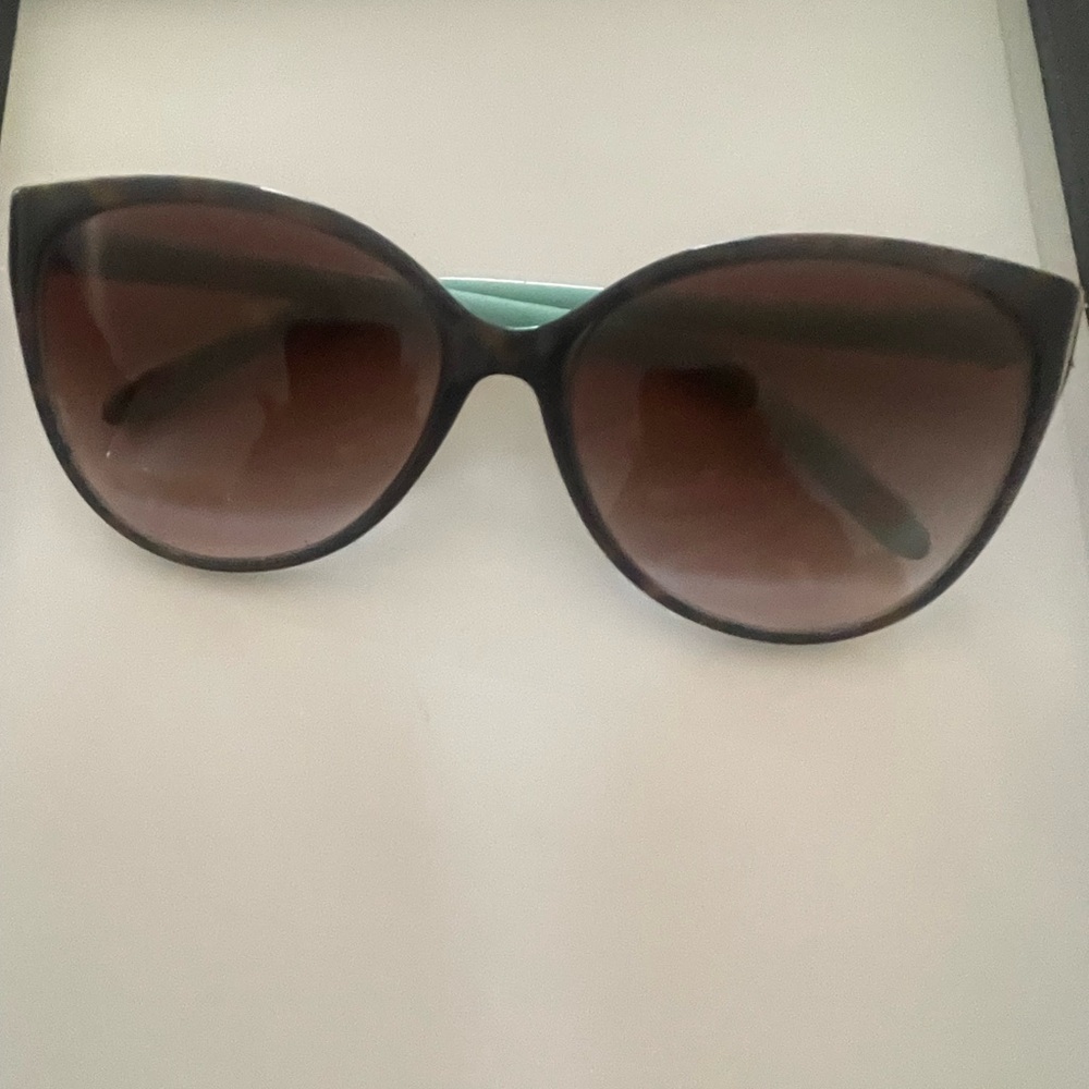 Elegant TIFFANY Brown Tortoise shell Women's Sunglasses